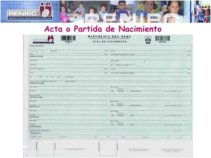 ¿Cómo Apostillar Acta De Nacimiento En Peru?