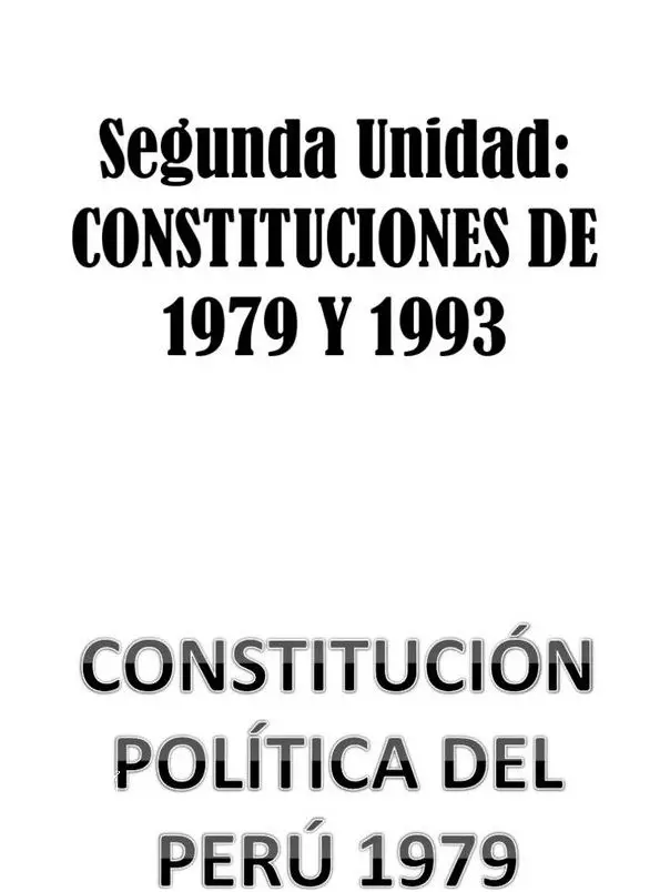 ¡Descubra la Línea de Tiempo de la Constitución Política del Perú!