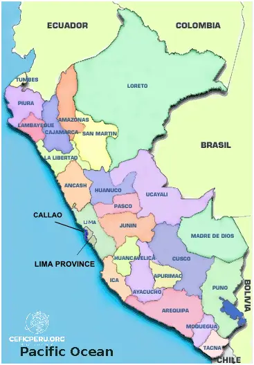 ¡Descubre el Mapa De Los Departamentos Del Peru!
