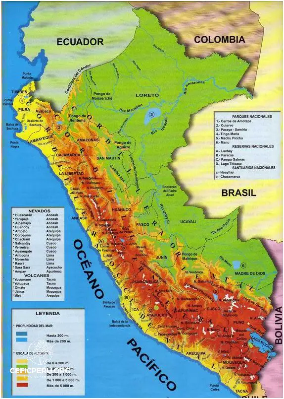 ¡Descubre el Mapa De Peru Y Sus Regiones!