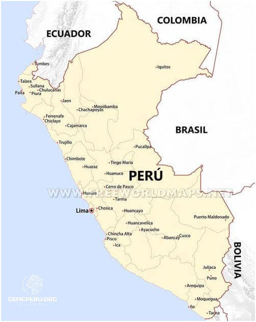 Descubre el Mapa del Perú Político!