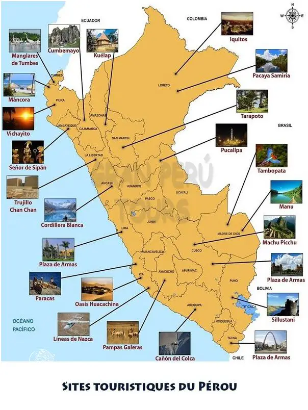 Descubre la maravillosa Mapa del Perú.