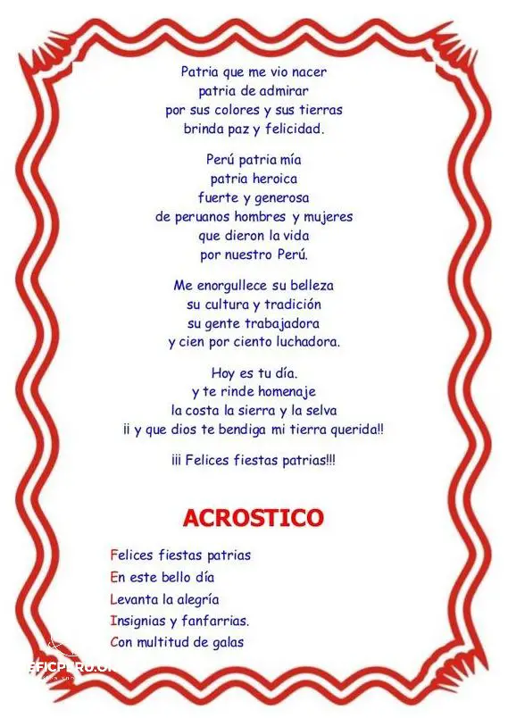 ¡Sorprendente Poema A La Patria Del Perú!