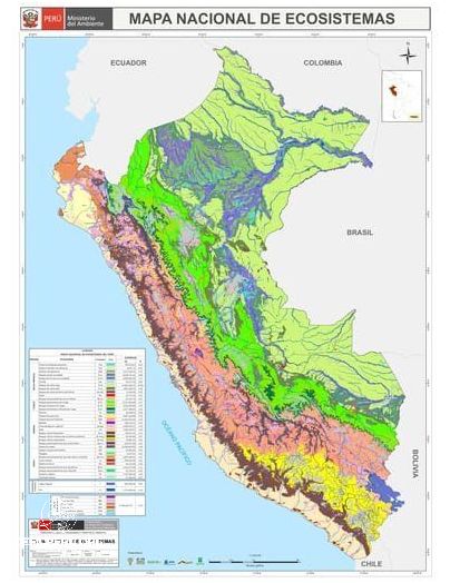Descarga este Mapa Físico del Perú para Colorear.