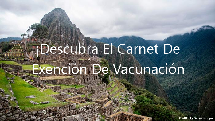 ¡Descubra El Carnet De Exención De Vacunación Para Perú!