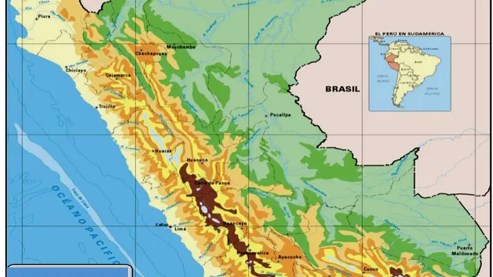 Descubra el Mapa del Perú: Costa, Sierra y Selva