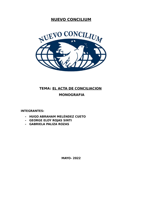 ¡Descubre el Acta De Conciliacion Laboral en Perú!