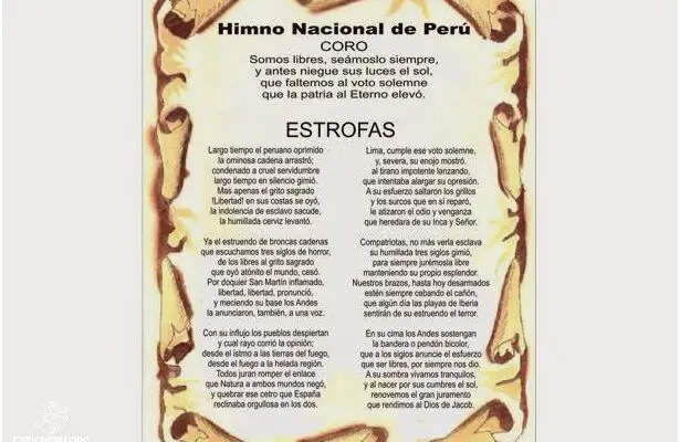 ¡Descubre el Dibujo del Himno Nacional del Perú!