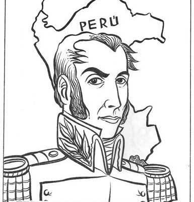 Descubre La Independencia Del Peru Para Colorear!
