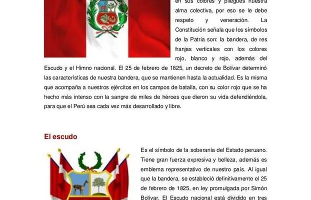 ¡Descubre la Infografia De La Bandera Del Peru!