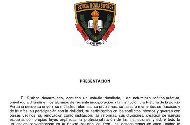 ¡Descubre las Divisiones de la Policia Nacional del Perú!