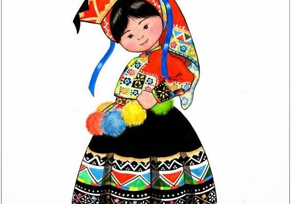 Descubre los Bailes Tipicos De Peru Para Colorear