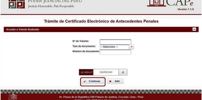 Descubre tus Antecedentes Judiciales Peru Virtual