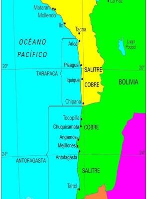 ¡Mira el Mapa del Perú Antes de la Guerra con Chile!