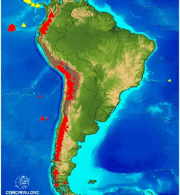 ¡Mira La Cordillera De Los Andes En El Mapa Del Peru!