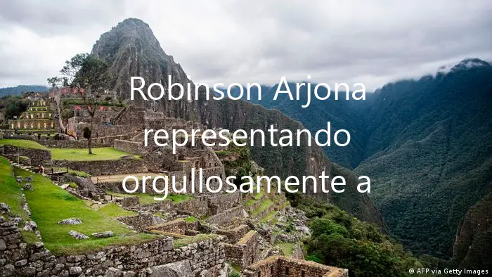 Robinson Arjona representando orgullosamente a Perú: ¡Yo Soy Perú!