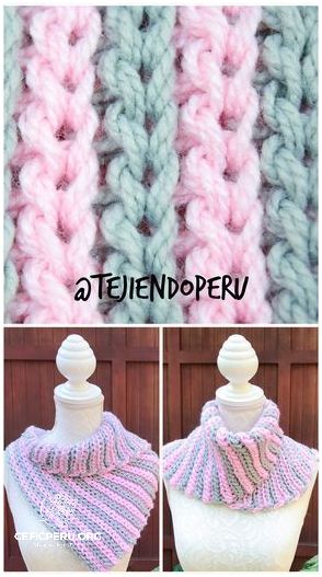 ¡Aprende como Tejer Cuello Crochet en Perú!