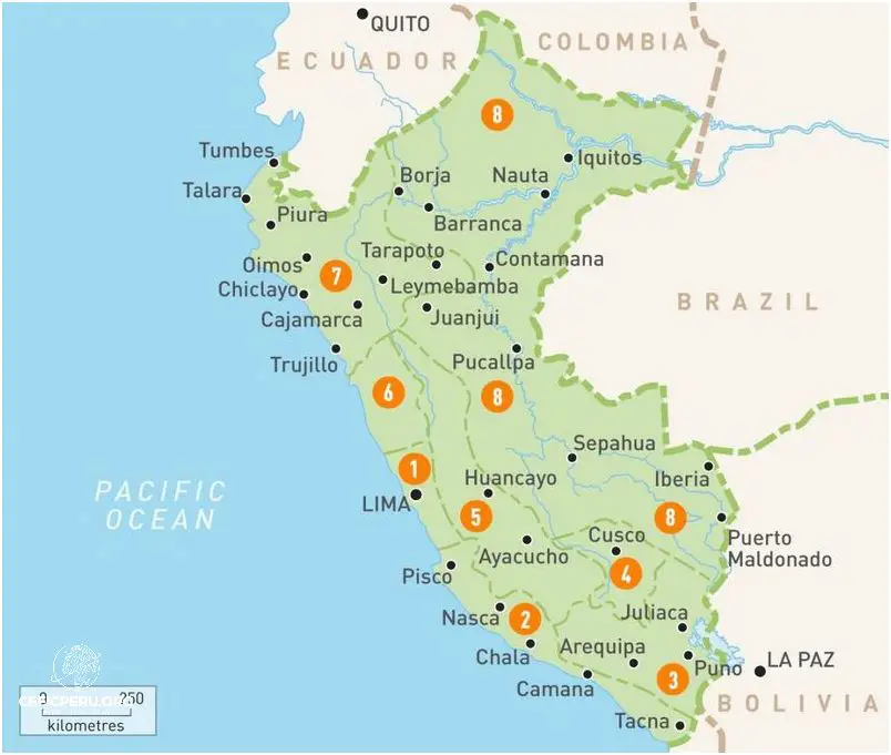Descubre el Mapa Del Peru Actual!