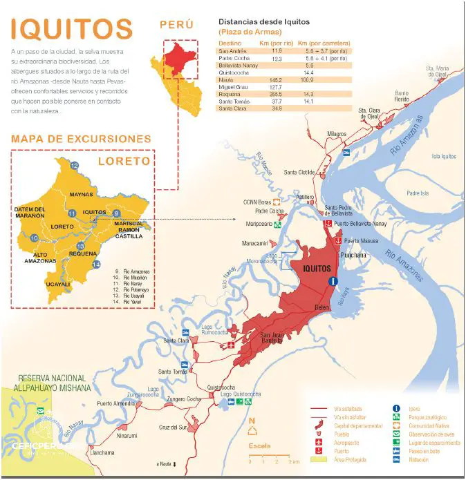 Descubre la Ubicación de Iquitos en el Mapa del Perú!