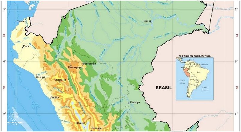 Descubre el Mapa De La Region Costa Del Peru!