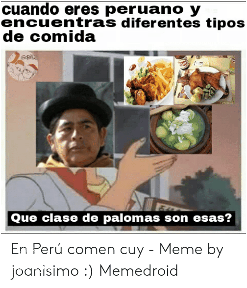 Increíble! ¡En Perú Comen Palomas! 