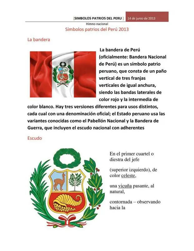 ¿Cual Es La Tercera Bandera Del Perú?