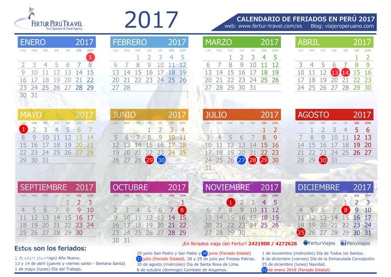 ¡Descubre el Calendario Civico Escolar Peru!