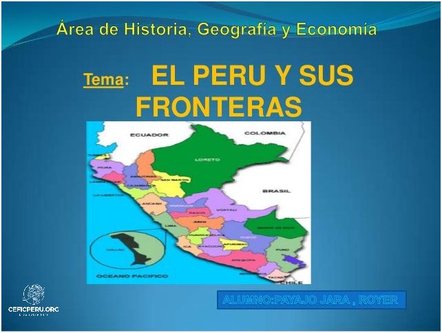 Descubre el Mapa de Colombia y su Frontera con Perú!