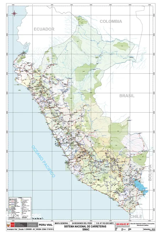 ¡Descubre El Mapa De Las Regiones Del Perú!