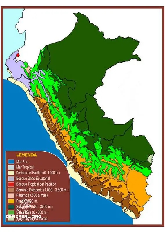Descubre el Mapa Ecologico Del Peru