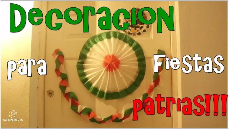 Manualidades para Decorar tus Fiestas Patrias Peruanas!