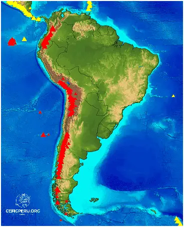 ¡Mira La Cordillera De Los Andes En El Mapa Del Peru!