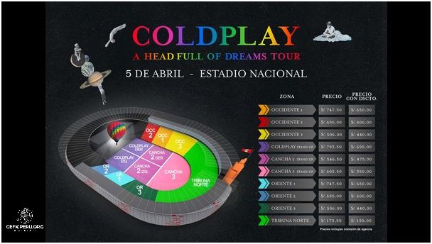 ¡Últimas entradas para el concierto de Coldplay en Perú!