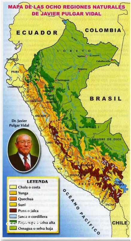 Descubre el Mapa del Perú con sus Tres Regiones!