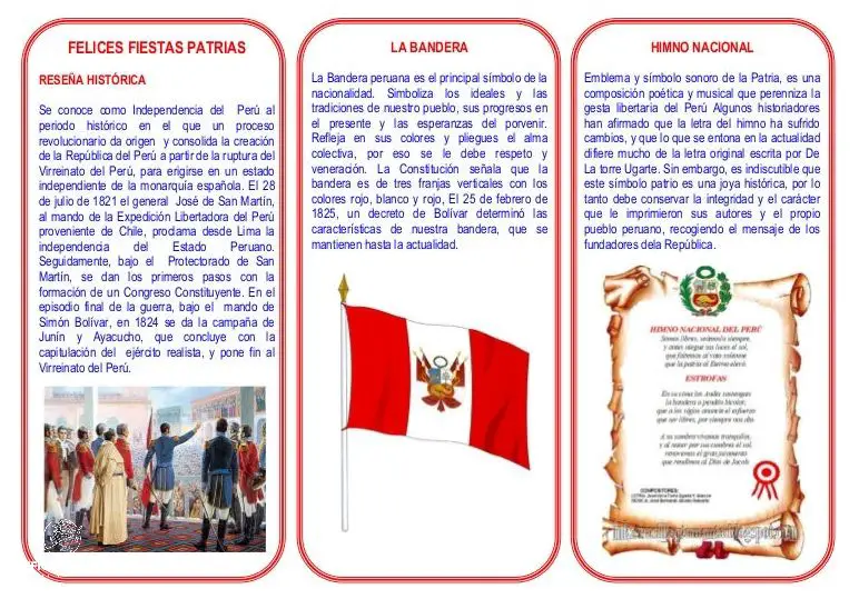 ¡Descubre los Símbolos Patrios de Perú!