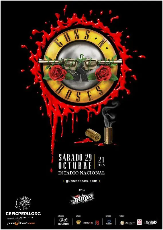 ¡Guns N' Roses vienen a un Concierto en Perú!