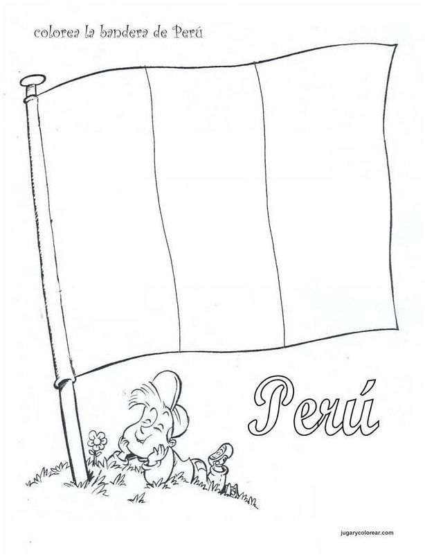 Mira Esta Imagen De La Bandera Del Peru Animado