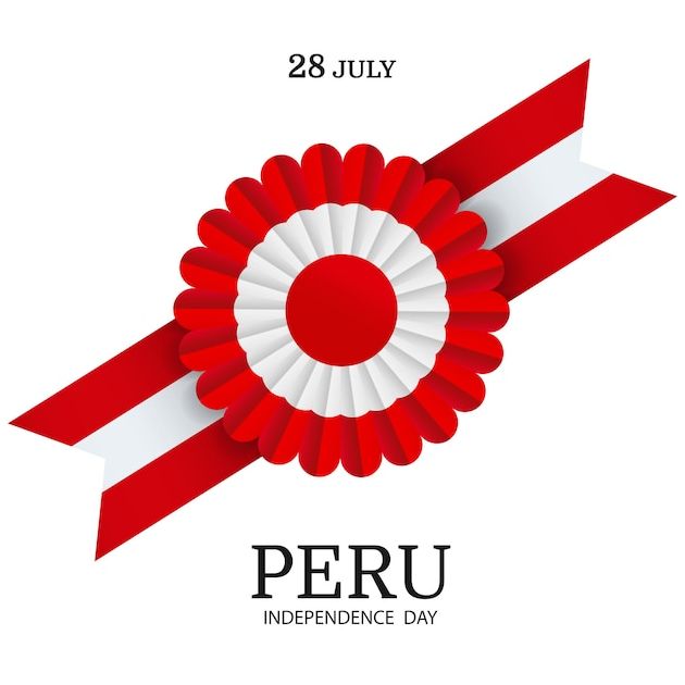 Descarga Gratis el Vector de la Bandera de Perú
