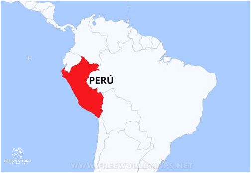 Descubra el Mapa Geografico De Peru!