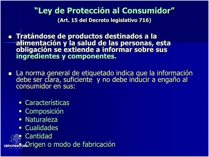 ¡Descubra las Leyes De Proteccion Al Consumidor Peru!