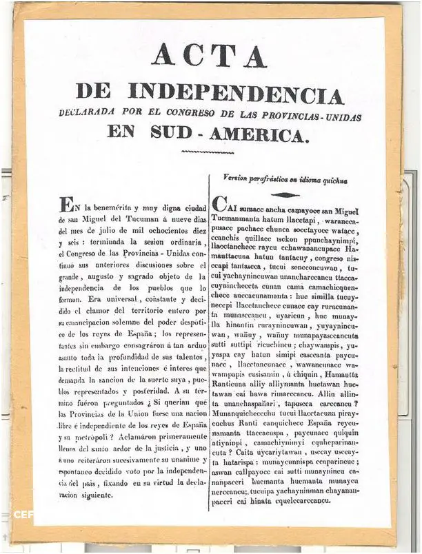 Descubre el Acta De La Independencia Del Peru