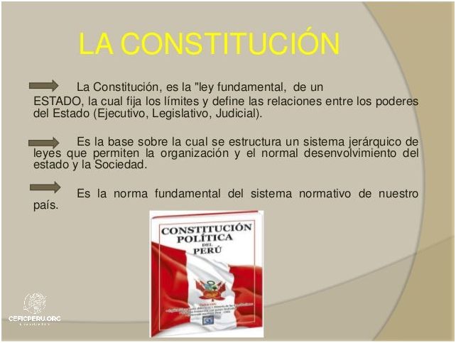 ¡Descubre el Estado Constitucional De Derecho en el Perú!