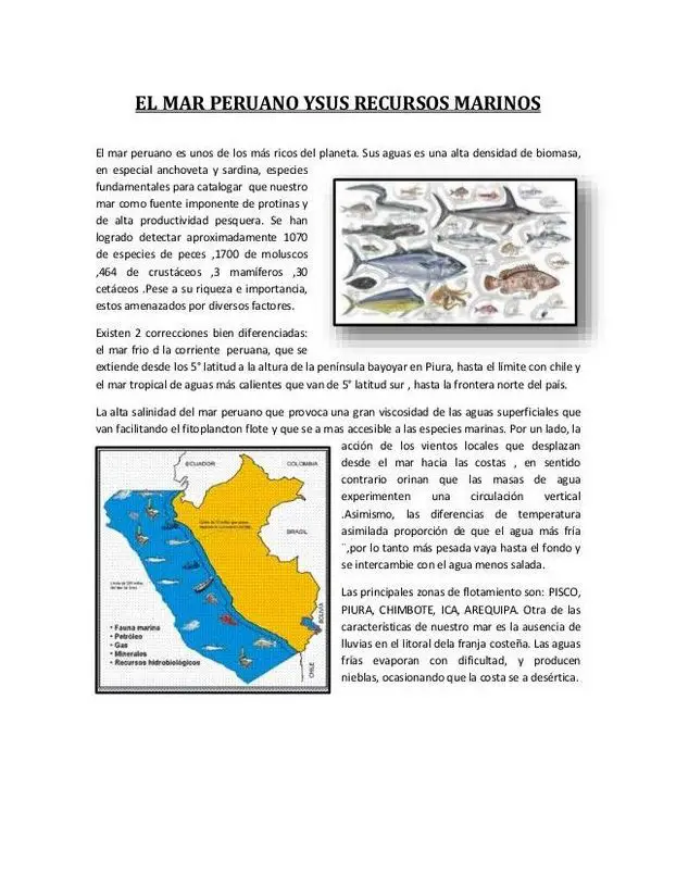 ¡Descubre el Resumen de los Recursos Naturales del Peru!