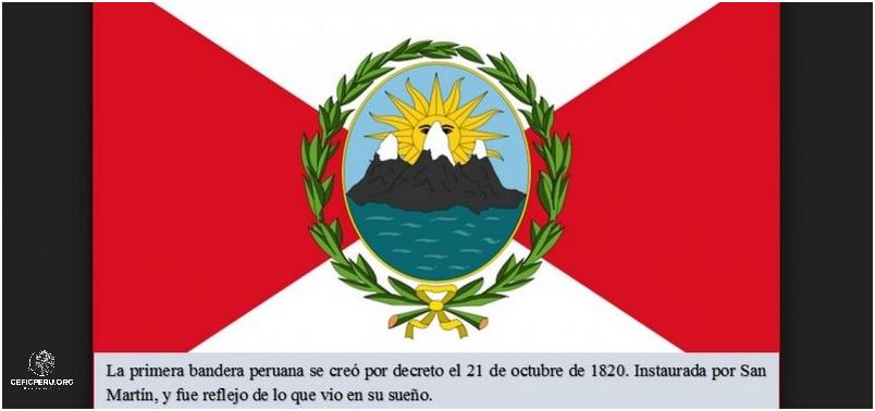 ¿Quién creó la segunda bandera del Perú?